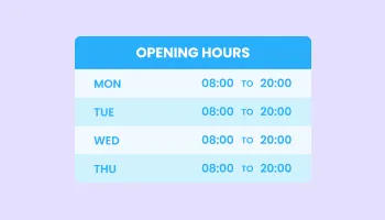Opening Hours  logo
