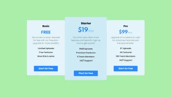 Pricing Tables  logo