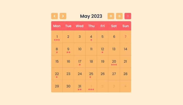 Events Calendar  logo